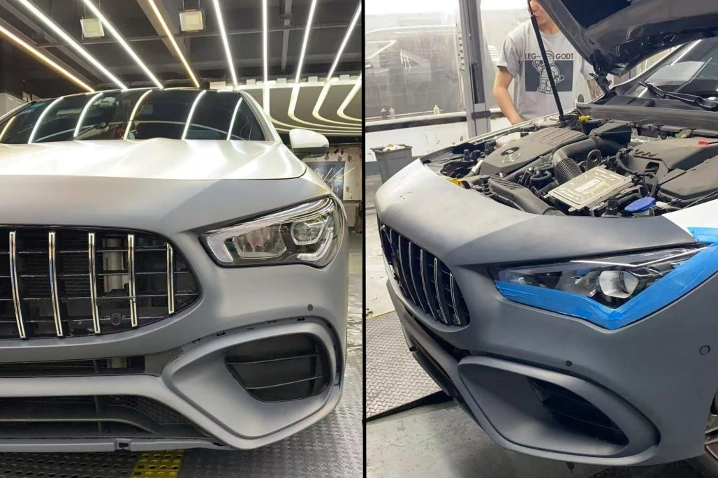 Front Bumper CLA45 Design for Mercedes CLA C118 X118 (2019–05.2023)
