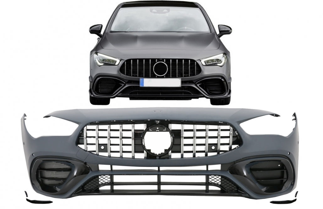 Front Bumper CLA45 Design for Mercedes CLA C118 X118 (2019–05.2023)
