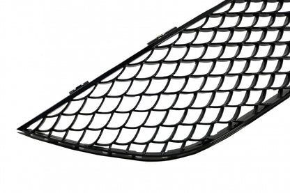 Front Bumper Central Lower Grille Piano Black for Mercedes S-Class W222 (2013–2017) S63 Design