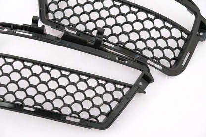 Front Bumper Central Lower Grille and Side Grilles for Mercedes S-Class W221 (2005–2012) S63 S65 Design