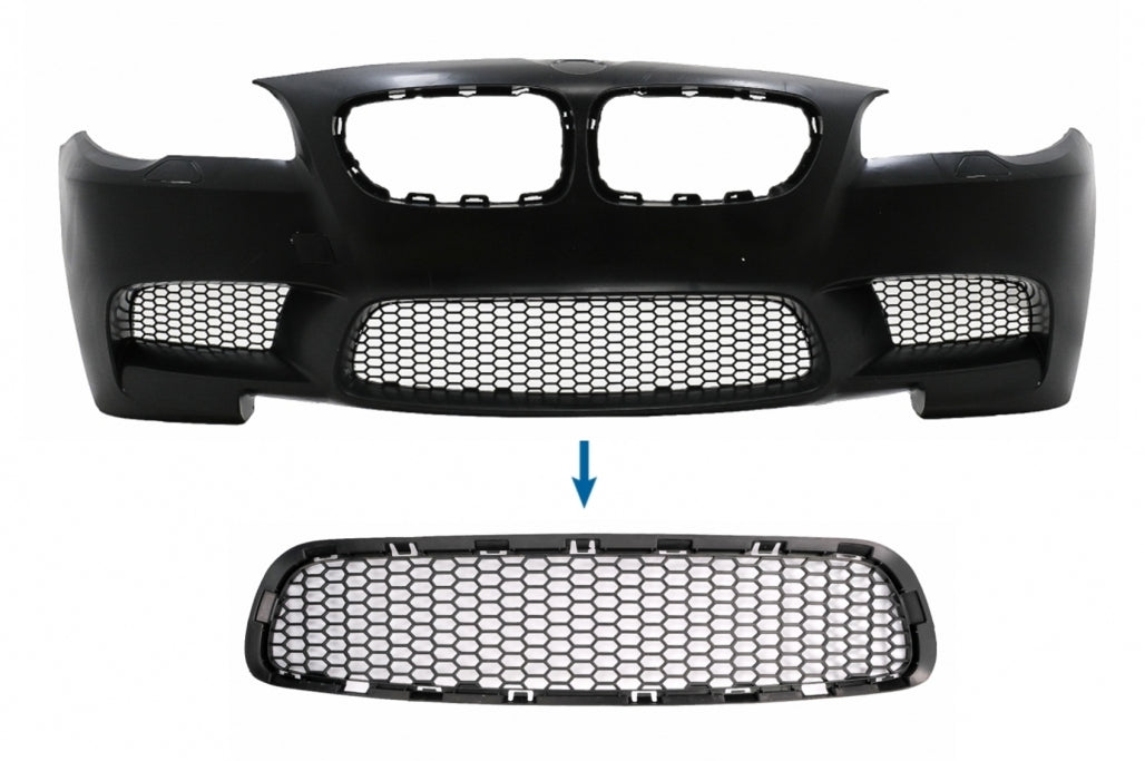 Front Bumper Central Lower Grille for BMW 5 Series F10 F11 M5 (2009-2017)