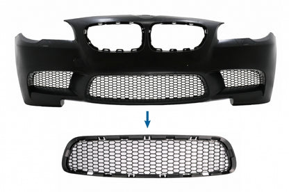 Front Bumper Central Lower Grille for BMW 5 Series F10 F11 M5 (2009-2017)