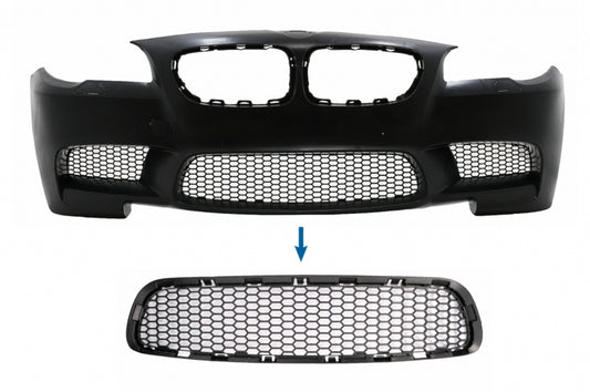 Front Bumper Central Lower Grille for BMW 5 Series F10 F11 M5 (2009-2017)