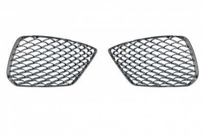 Front Bumper Chrome Side Grilles Left & Right for Mercedes S-Class W222 (2013–2017) S65 Design