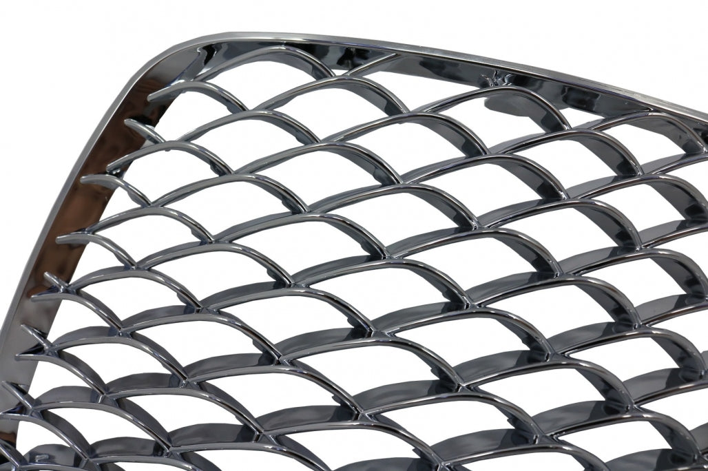 Front Bumper Chrome Side Grilles Left & Right for Mercedes S-Class W222 (2013–2017) S65 Design