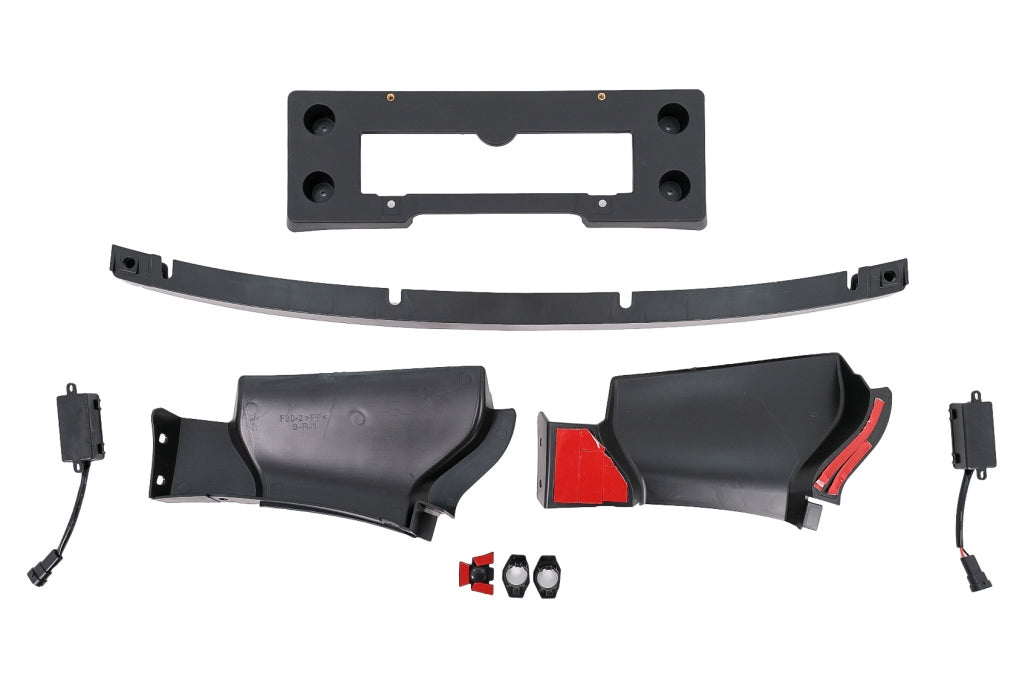 Front Bumper Conversion to G80 M3 Design with Piano Black Grille for BMW 3 Series F30 F31 (2011–2018)
