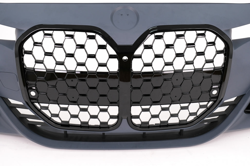 Front Bumper Conversion to G80 M3 Design with Piano Black Grille for BMW 3 Series F30 F31 (2011–2018)