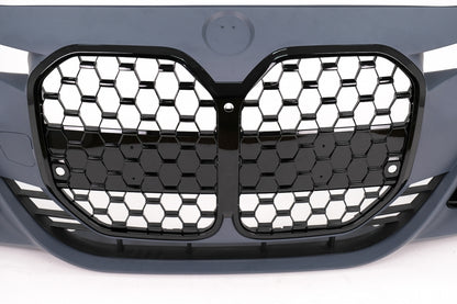 Front Bumper Conversion to G80 M3 Design with Piano Black Grille for BMW 3 Series F30 F31 (2011–2018)