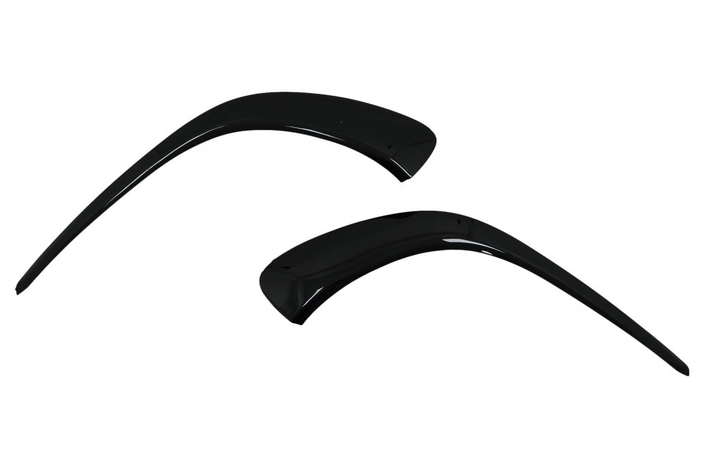 Front Bumper Fins Piano Black for Mercedes CLA C118 X118 Sport Line CLA35 (2019–05.2023)