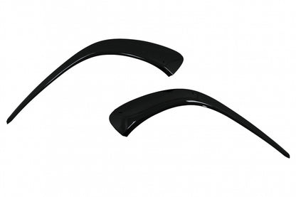Front Bumper Fins Piano Black for Mercedes CLA C118 X118 Sport Line CLA35 (2019–05.2023)