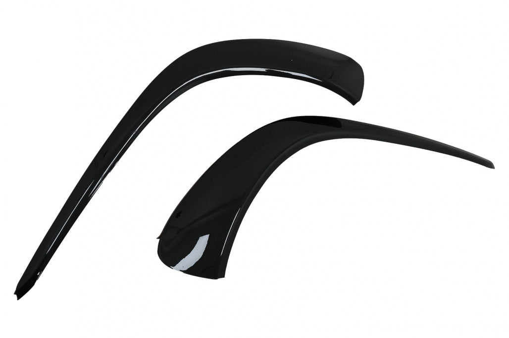 Front Bumper Fins Piano Black for Mercedes CLA C118 X118 Sport Line CLA35 (2019–05.2023)