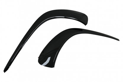 Front Bumper Fins Piano Black for Mercedes CLA C118 X118 Sport Line CLA35 (2019–05.2023)