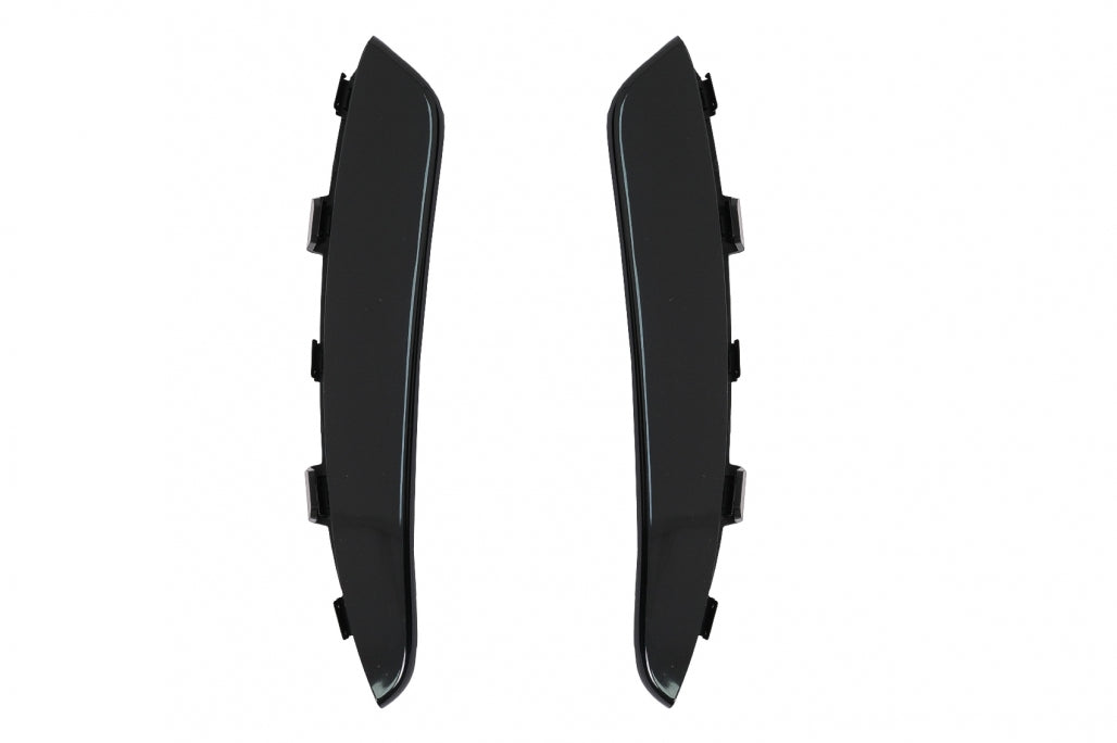 Front Bumper Flaps A35 Design Black Edition for Mercedes A-Class W177 V177 (2018–2022)