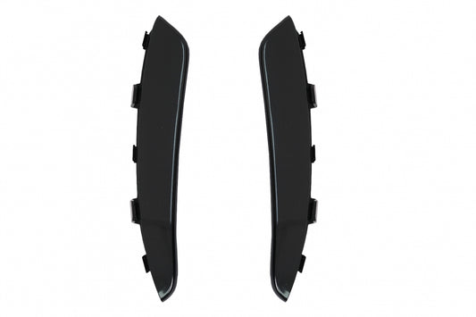 Front Bumper Flaps A35 Design Black Edition for Mercedes A-Class W177 V177 (2018–2022)
