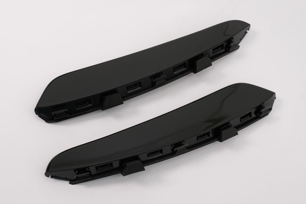 Front Bumper Flaps A35 Design Black Edition for Mercedes A-Class W177 V177 (2018–2022)