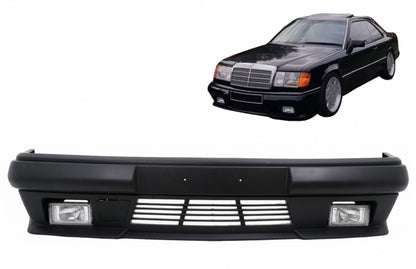 Front Bumper Gen I Design with Fog Lights for Mercedes E-Class W124 S124 C124 A124 (1989–1996)