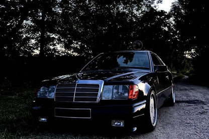 Front Bumper Gen I Design with Fog Lights for Mercedes E-Class W124 S124 C124 A124 (1989–1996)