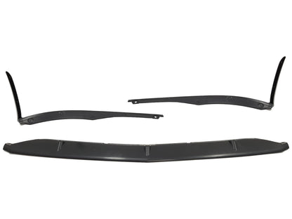 Front Bumper Lip Edition 1 Design Matte Black for Mercedes C-Class W205 S205 C205 A205 (2014–2018)