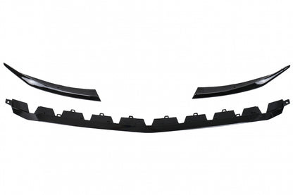 Front Bumper Lip Extension A35 Design Piano Black for Mercedes A-Class W177 V177 (2018–2022)