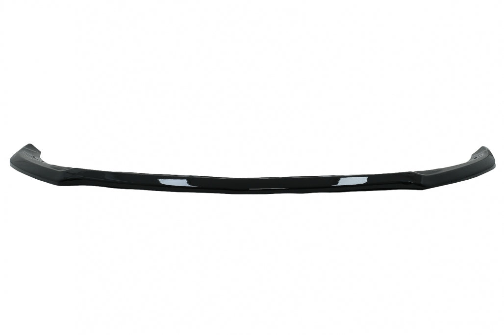 Front Bumper Lip Extension Piano Black for Mercedes A-Class W176 AMG Facelift (2015–2018)