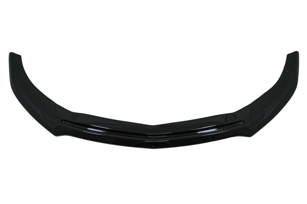 Front Bumper Lip Extension Piano Black for Mercedes A-Class W176 AMG Facelift (2015–2018)