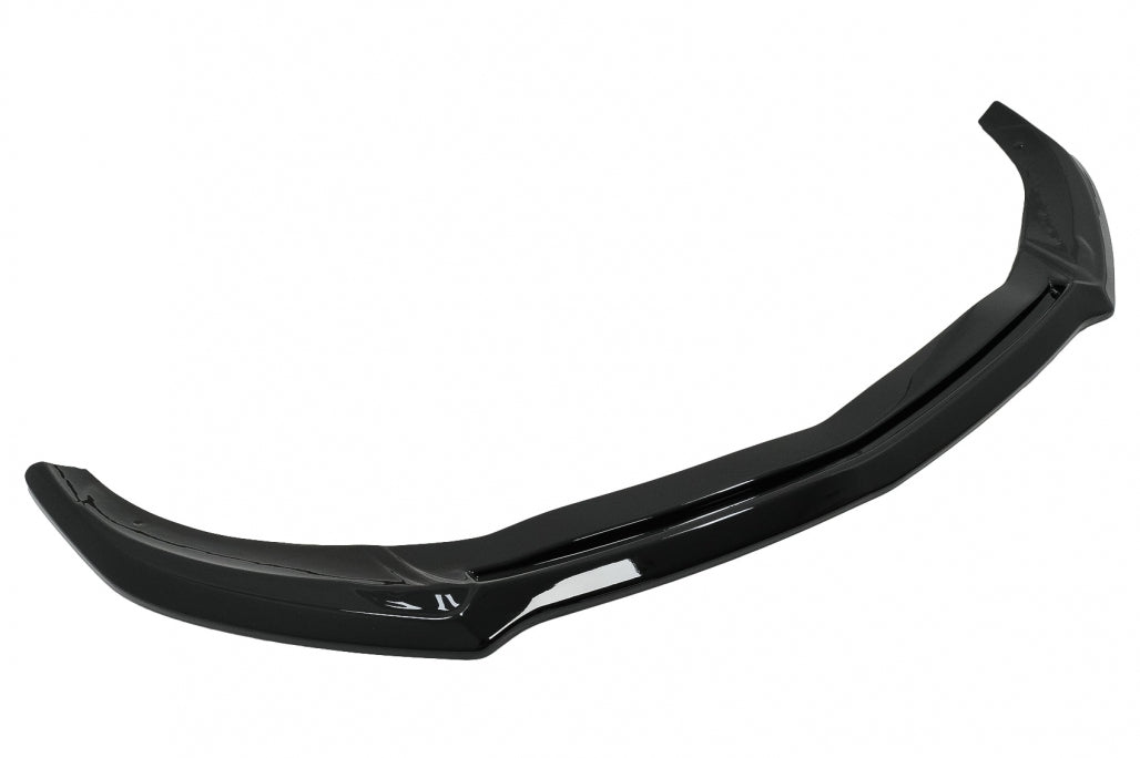 Front Bumper Lip Extension Piano Black for Mercedes A-Class W176 AMG Facelift (2015–2018)