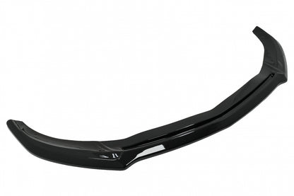 Front Bumper Lip Extension Piano Black for Mercedes A-Class W176 AMG Facelift (2015–2018)