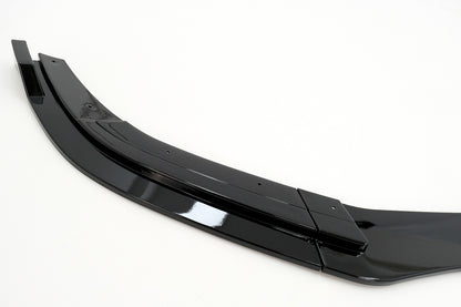 Front Bumper Lip Extension Piano Black for Mercedes E-Class W212 S212 Facelift AMG Sport Line (2013–2016)