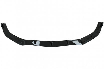 Front Bumper Lip Extension Piano Black for Mercedes E-Class W212 S212 Facelift AMG Sport Line (2013–2016)