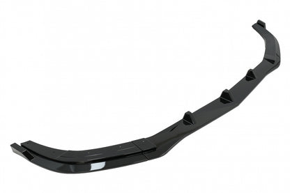 Front Bumper Lip Extension Piano Black for Mercedes E-Class W212 S212 Facelift AMG Sport Line (2013–2016)