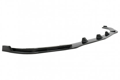 Front Bumper Lip Extension Piano Black for Mercedes E-Class W212 S212 Facelift AMG Sport Line (2013–2016)