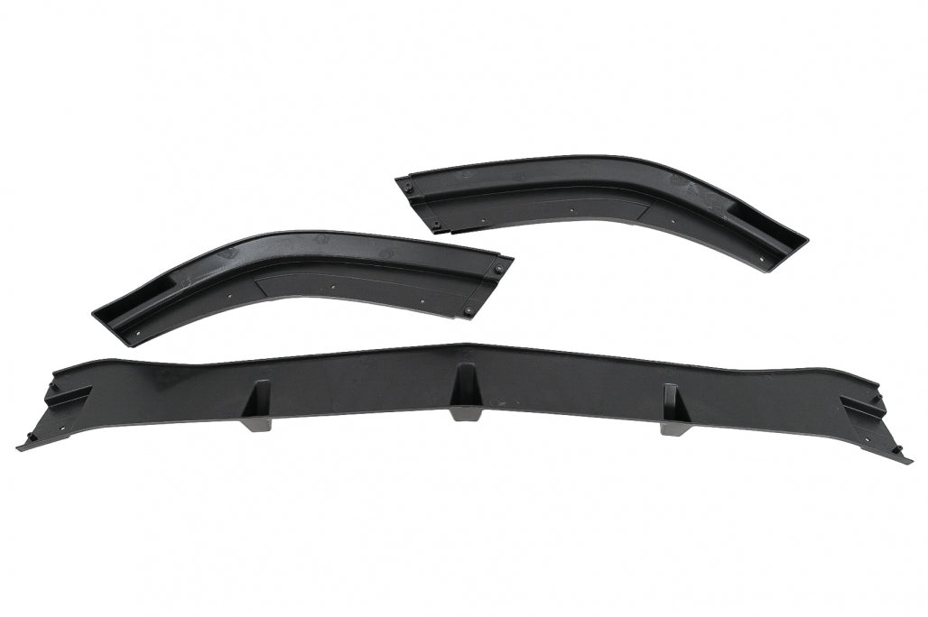 Front Bumper Lip Extension Piano Black for Mercedes E-Class W212 S212 Facelift AMG Sport Line (2013–2016)
