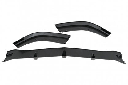 Front Bumper Lip Extension Piano Black for Mercedes E-Class W212 S212 Facelift AMG Sport Line (2013–2016)