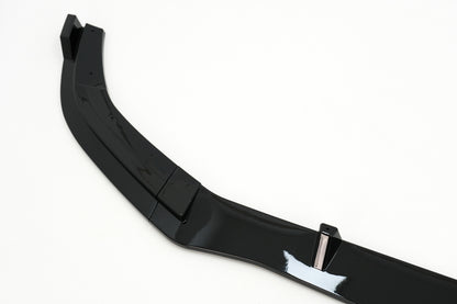 Front Bumper Lip Extension Piano Black for Mercedes E-Class W212 S212 Facelift AMG Sport Line (2013–2016)
