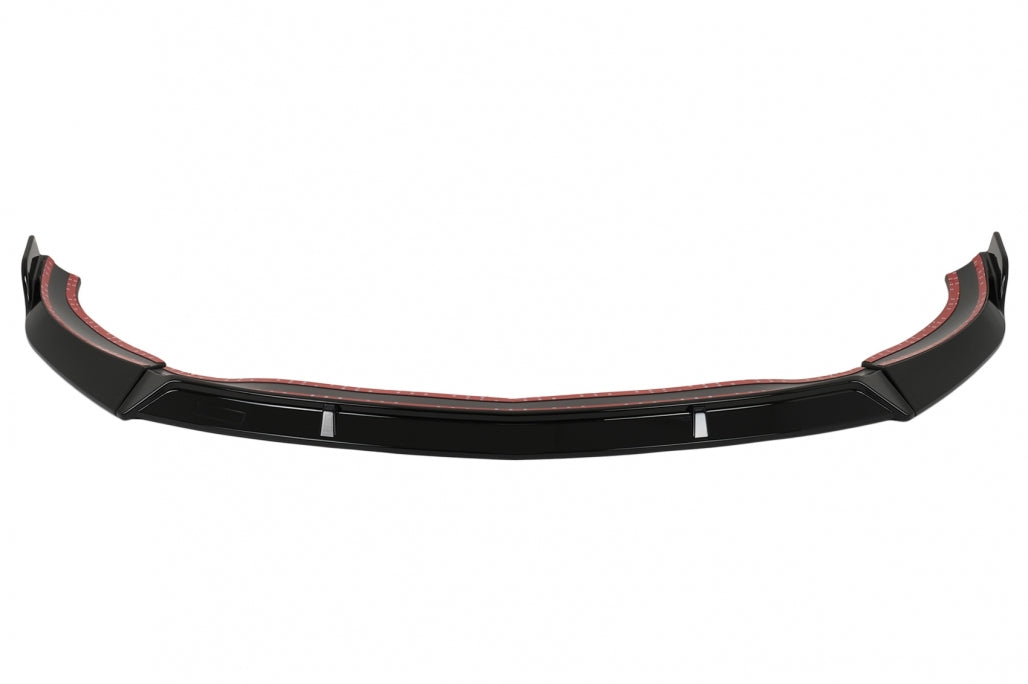 Front Bumper Lip Glossy Black for Mercedes CLA45 C117 X117 (2013–2016)
