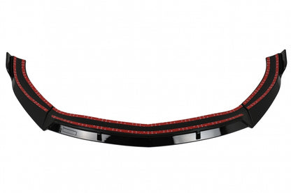 Front Bumper Lip Glossy Black for Mercedes CLA45 C117 X117 (2013–2016)