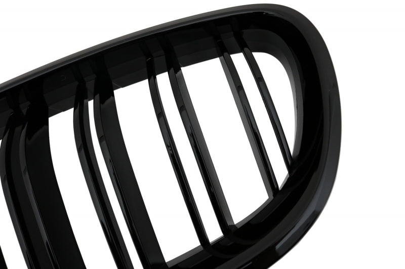 Front Bumper Lip M-Performance with Double Stripe Kidney Grilles for BMW 5 Series F10 F11 (2011-2017)