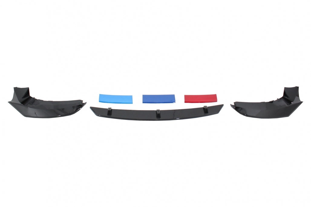 Front Bumper Lip M5 Design Piano Black for BMW 5 Series G30 G31 (2017–Up) M Sport
