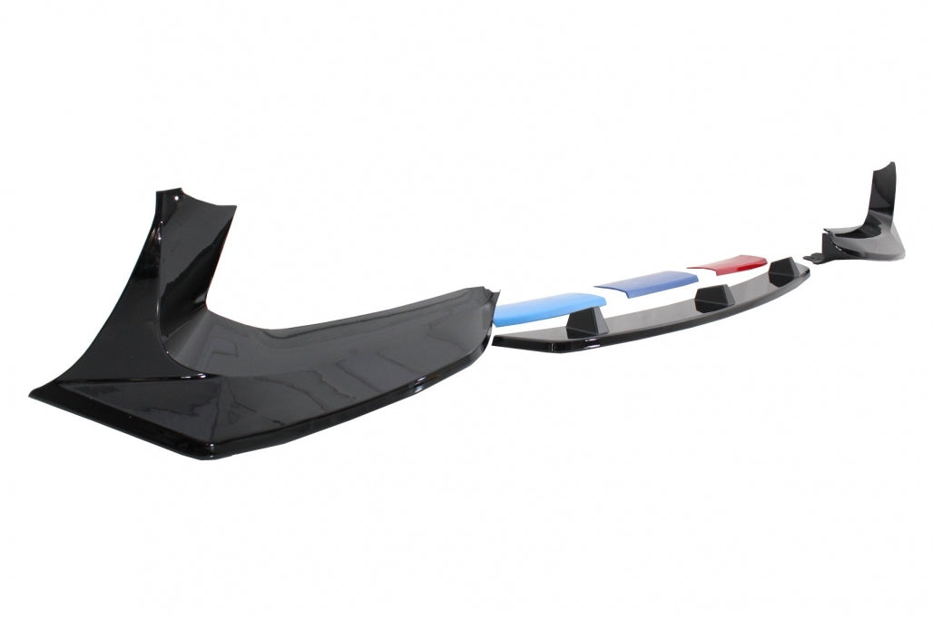 Front Bumper Lip M5 Design Piano Black for BMW 5 Series G30 G31 (2017–Up) M Sport
