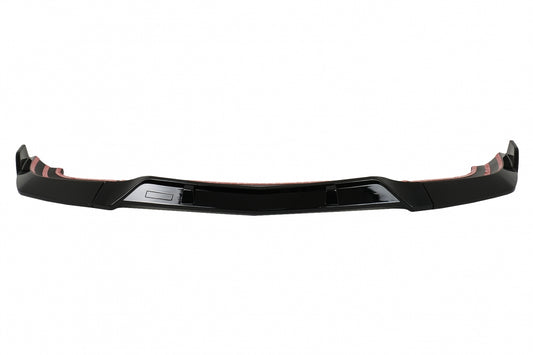 Front Bumper Lip Piano Black for Mercedes C-Class W204 S204 C204 Facelift (2011–2015)