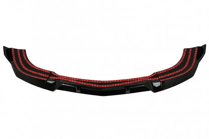 Front Bumper Lip Piano Black for Mercedes C-Class W204 S204 C204 Facelift (2011–2015)