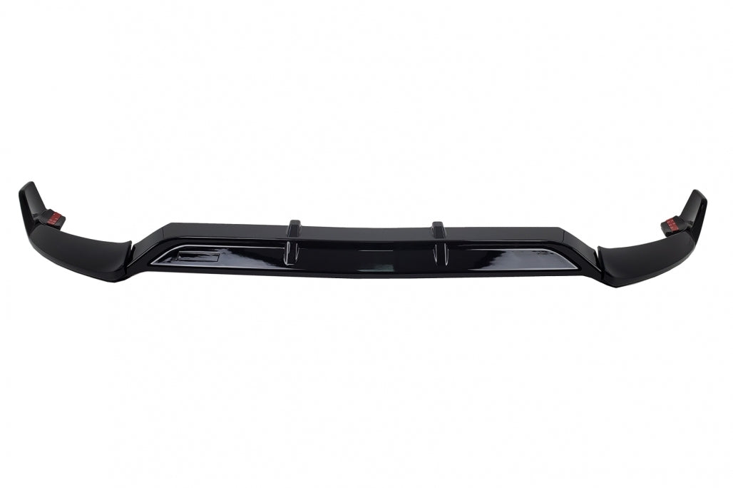 Front Bumper Lip Piano Black for Mercedes C-Class W205 S205 C205 A205 Sport Line (2014–2019)