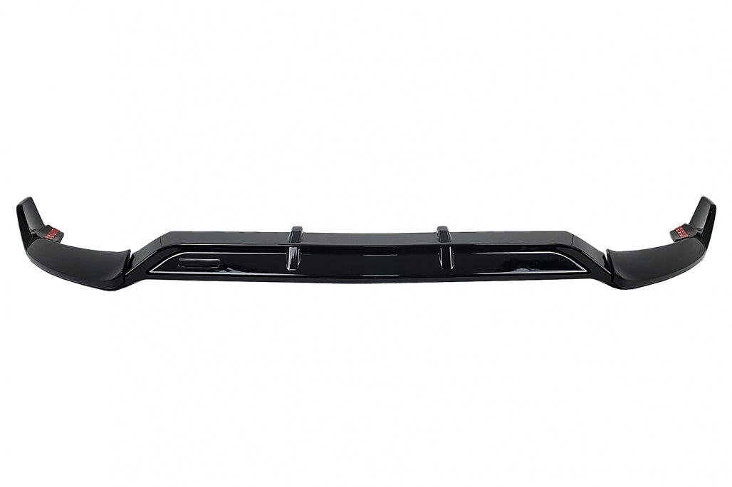 Front Bumper Lip Piano Black for Mercedes C-Class W205 S205 C205 A205 Sport Line (2014–2019)