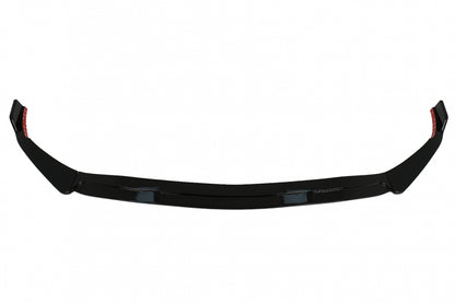 Front Bumper Lip Piano Black for Mercedes C-Class W206 S206 Sport Line (2021–Up)