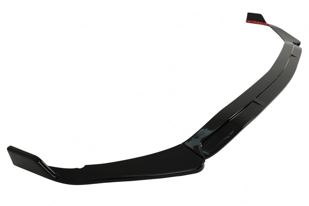 Front Bumper Lip Piano Black for Mercedes C-Class W206 S206 Sport Line (2021–Up)