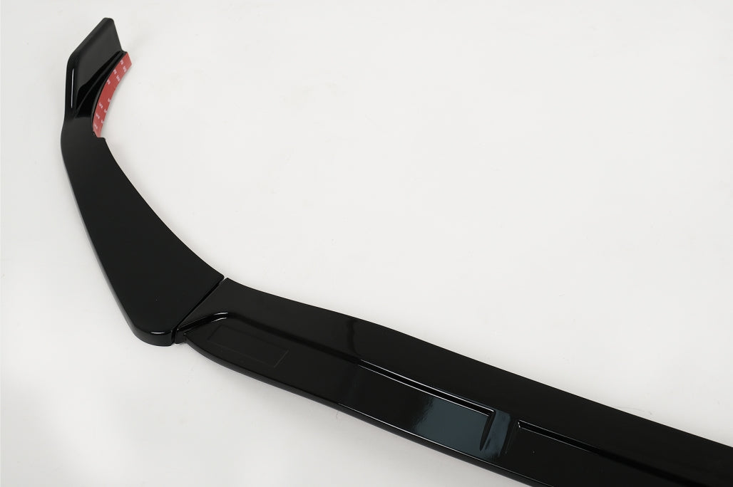 Front Bumper Lip Piano Black for Mercedes C-Class W206 S206 Sport Line (2021–Up)