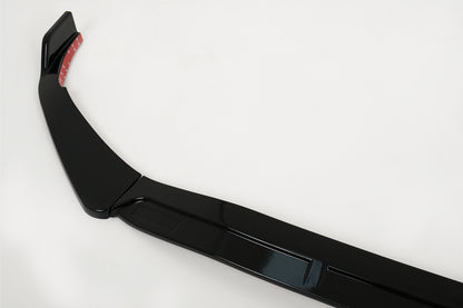 Front Bumper Lip Piano Black for Mercedes C-Class W206 S206 Sport Line (2021–Up)