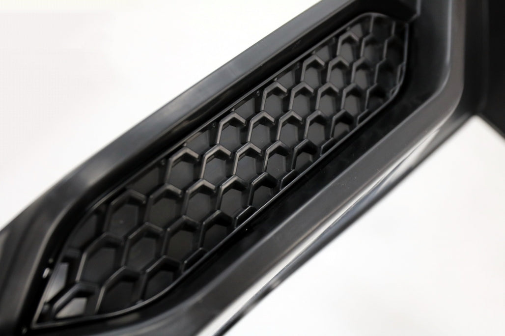 Front Bumper Lip Spoiler LED DRL Extension with Rear Diffuser for Mercedes G-Class W463 W464 Facelift (2018–Up)