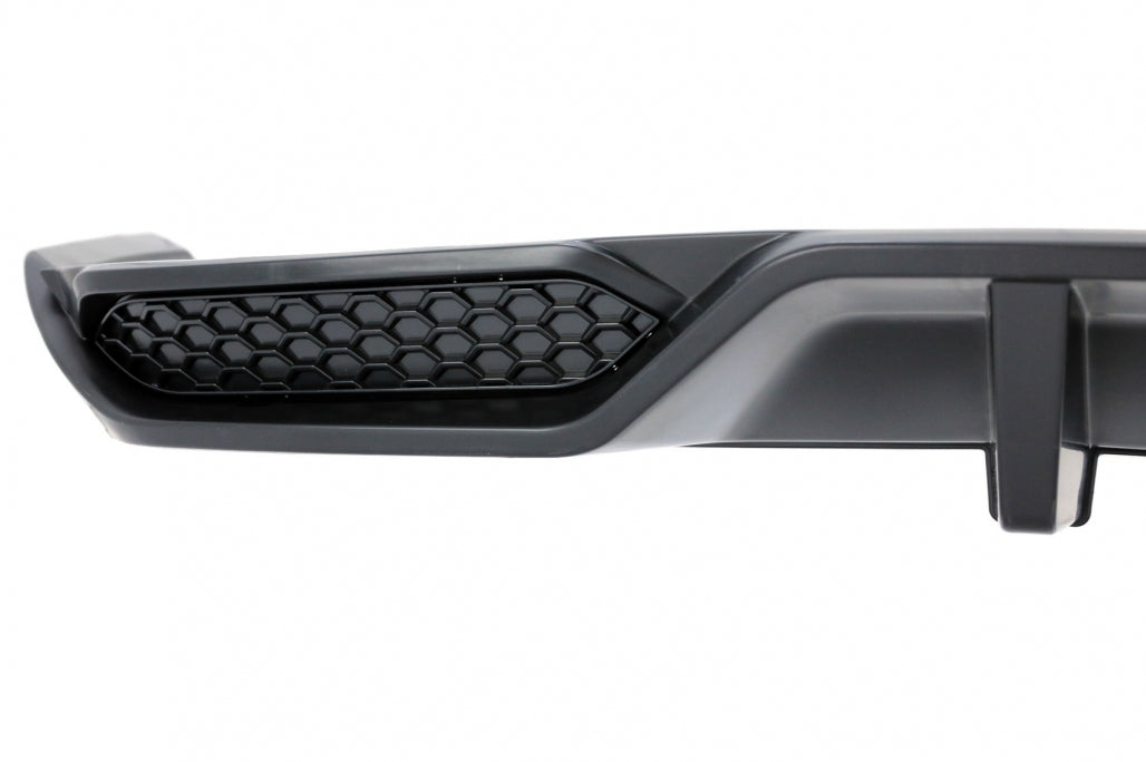 Front Bumper Lip Spoiler LED DRL Extension with Rear Diffuser for Mercedes G-Class W463 W464 Facelift (2018–Up)