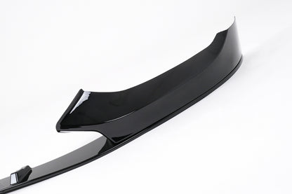 Front Bumper Lip Spoiler M Sport Design Piano Black for BMW 1 Series F20 F21 LCI Hatchback (2015–2019)